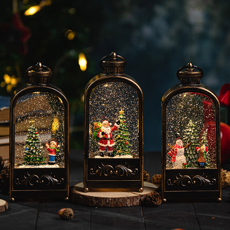 Snow Globe Musical - إضاءة عيد الميلاد سنو العالم فانوس