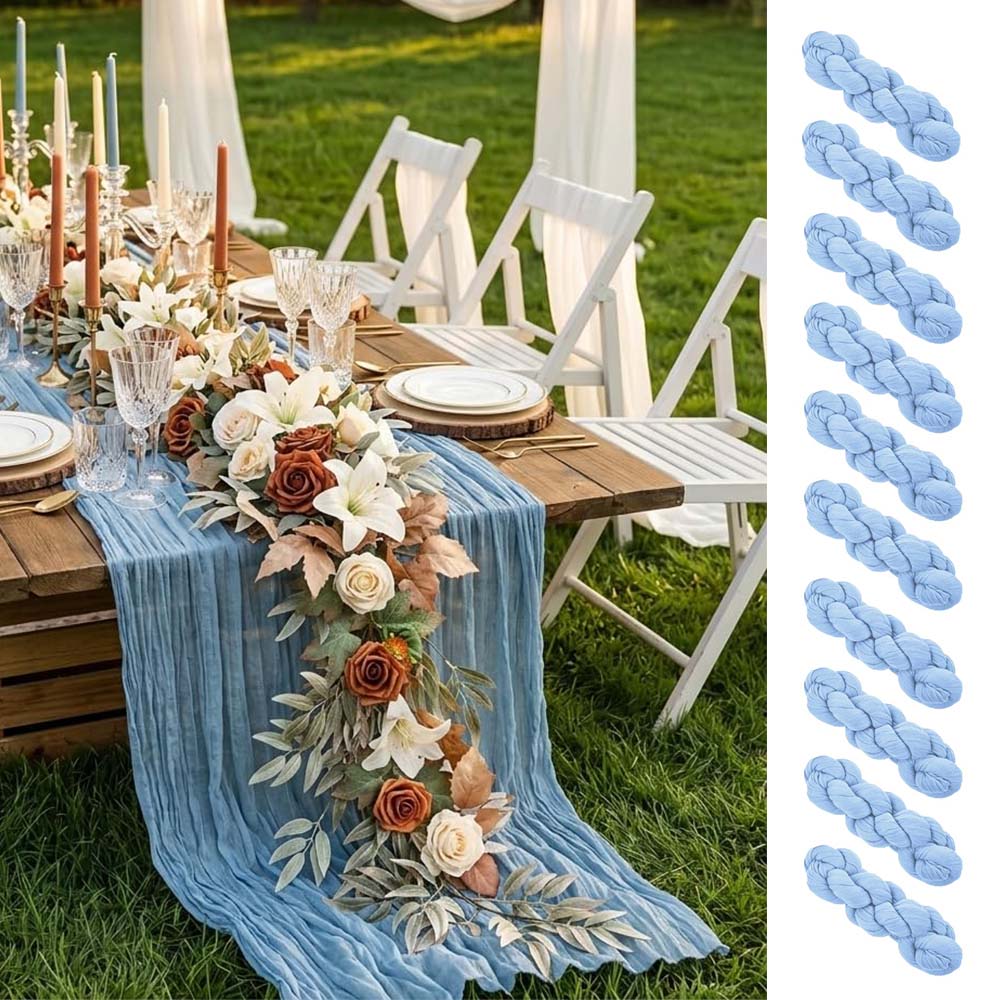 Christmas Table Runner - مجموعة من 10 مفارش طاولة من