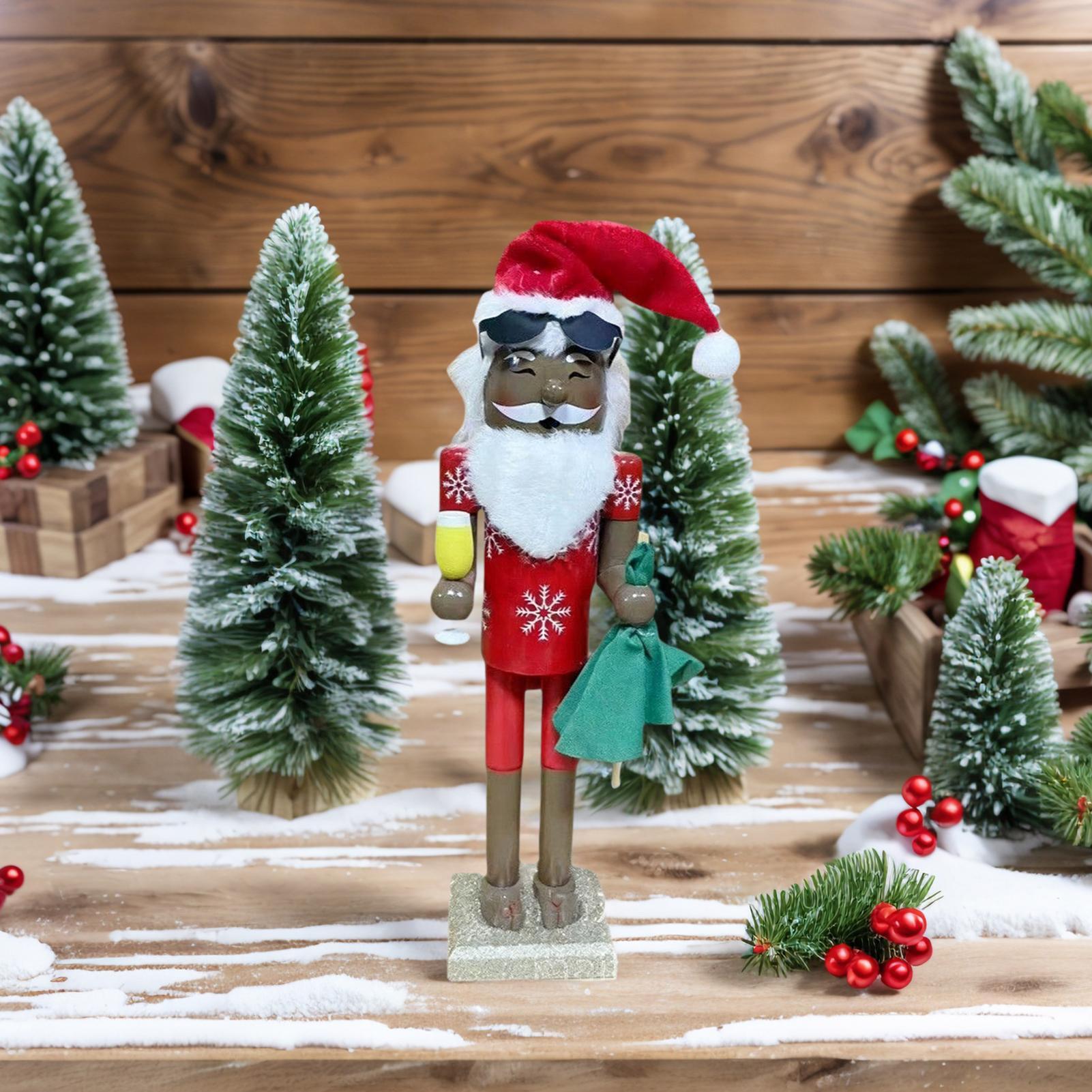 Nutcracker Figurine - كسارة البندق الحلي عيد الميلاد الأفريقي