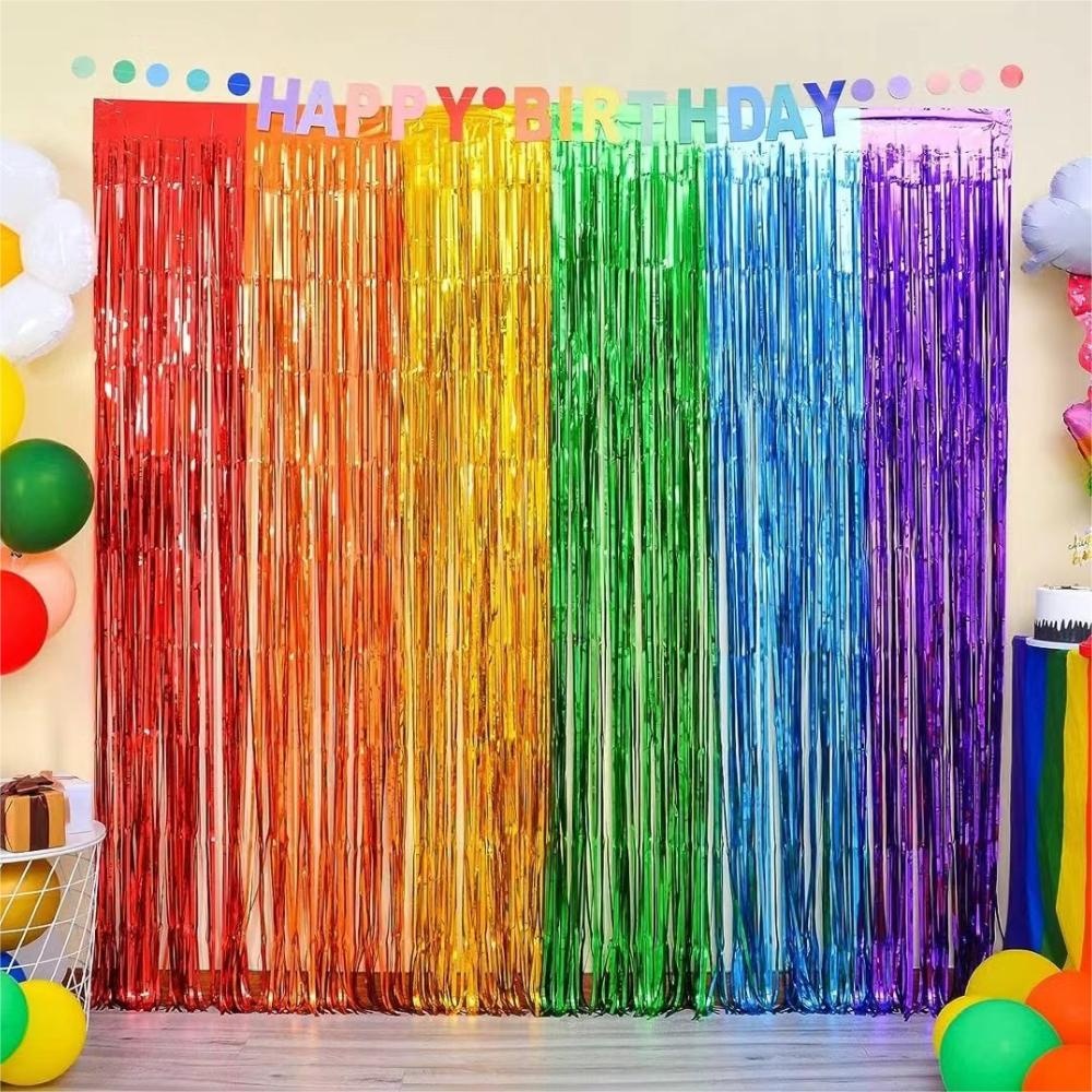 ستارة خلفية للحفلات من الترتر  - مراجعة Tinsel Garland Decoration وسعره