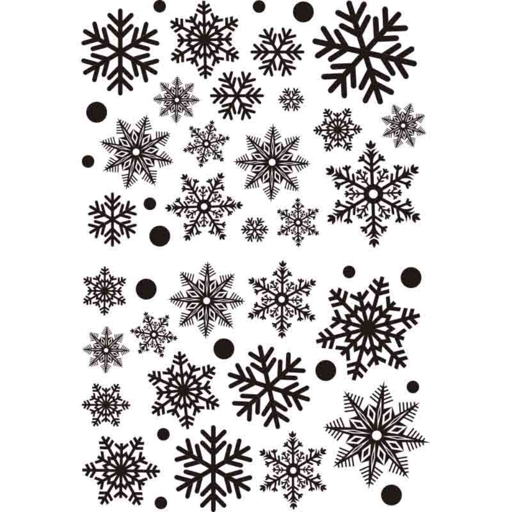 30 قطعة بولي كلوريد الفينيل عي - مراجعة Snowflake Window Decal وسعره