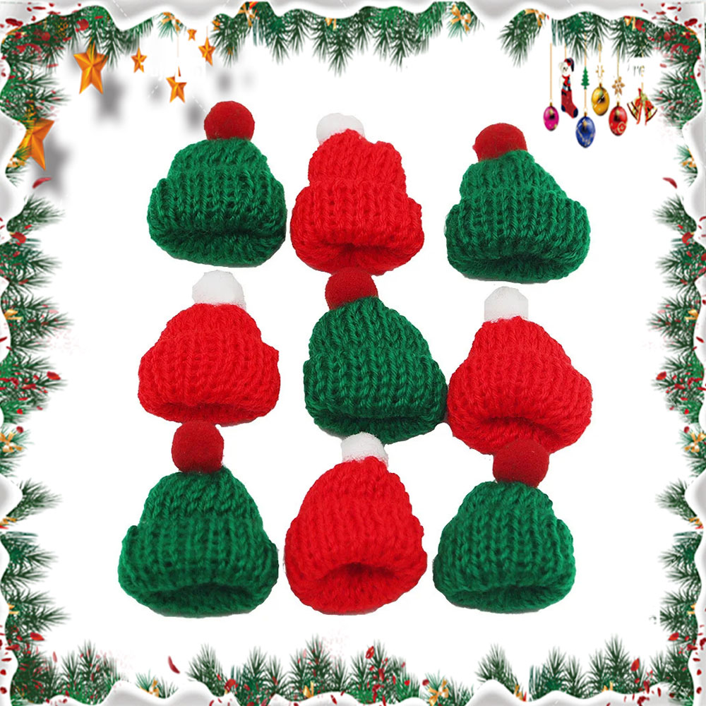 10 قطعة 3.5x5 سنتيمتر عيد المي - مراجعة Santa Hat Plush وسعره