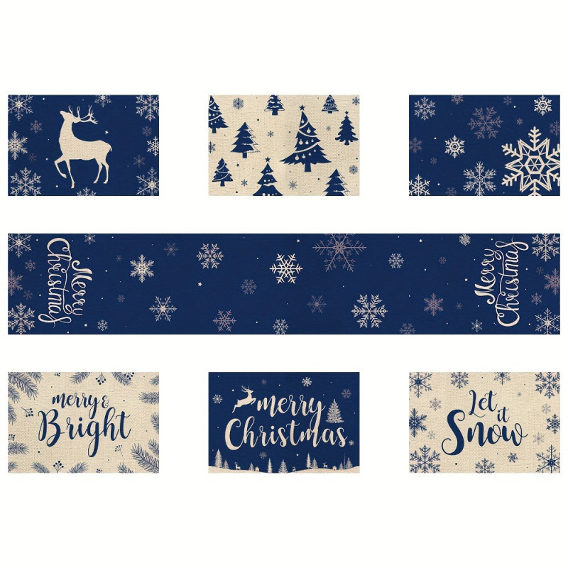 مجموعة مفرش طاولة عيد الميلاد  - مراجعة Christmas Table Runner وسعره