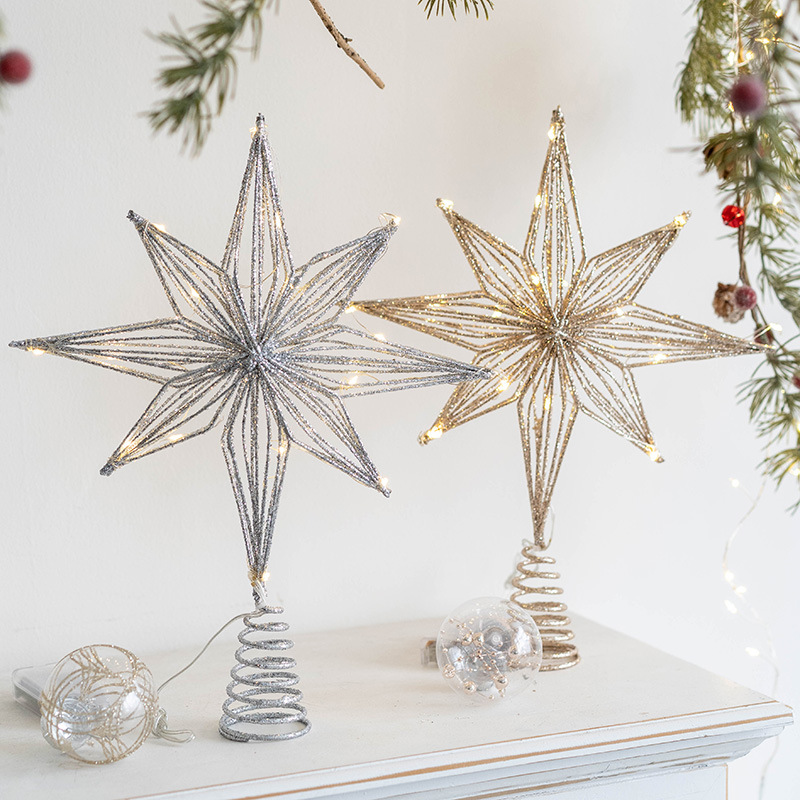 30 سنتيمتر Led ستار شجرة عيد ا - مراجعة Star Tree Topper وسعره