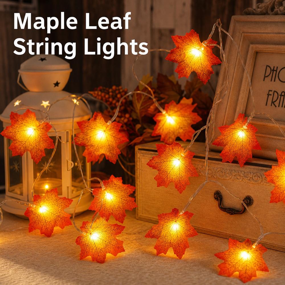 سلسلة أضواء على شكل أوراق القي - مراجعة Led Fairy String Lights وسعره