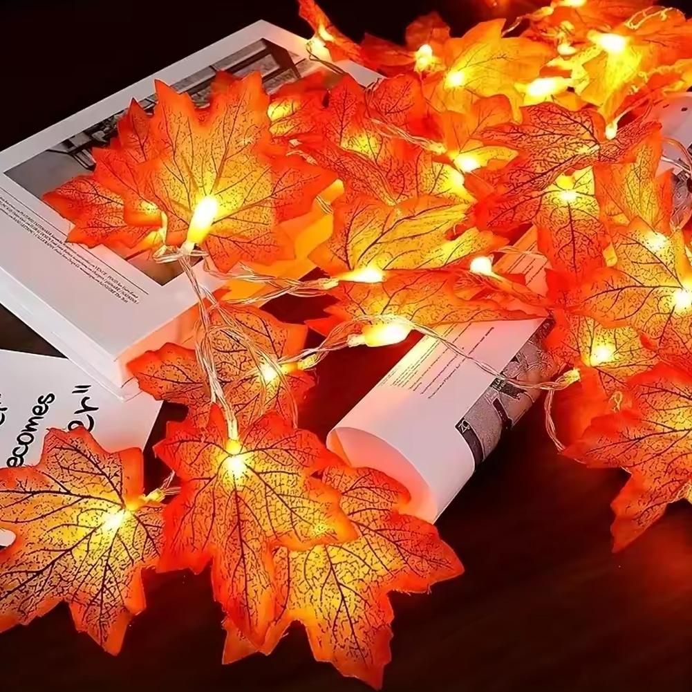سلسلة أضواء على شكل أوراق القي - مراجعة Led Fairy String Lights وسعره