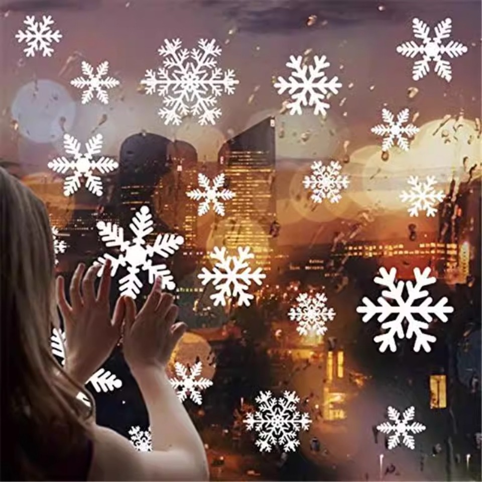 مجموعة واحدة من ملصقات نوافذ ع - مراجعة Snowflake Window Decal وسعره
