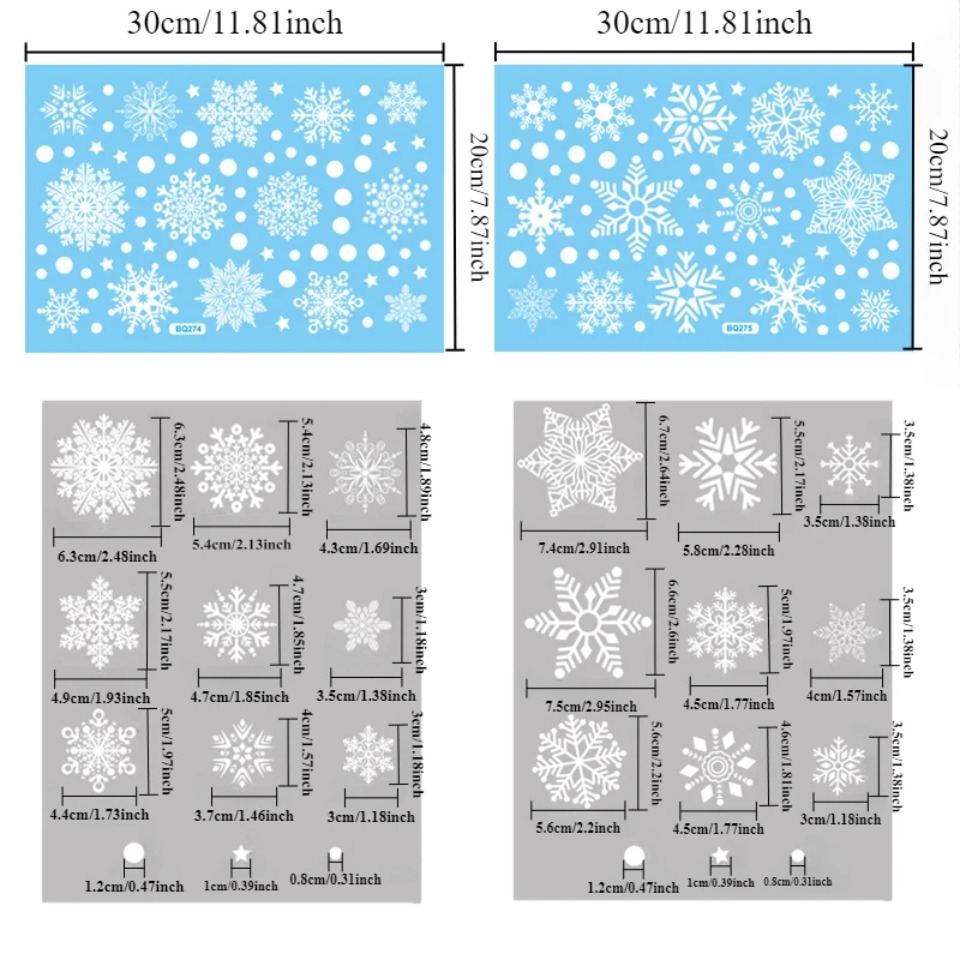مجموعة واحدة من ملصقات نوافذ ع - مراجعة Snowflake Window Decal وسعره