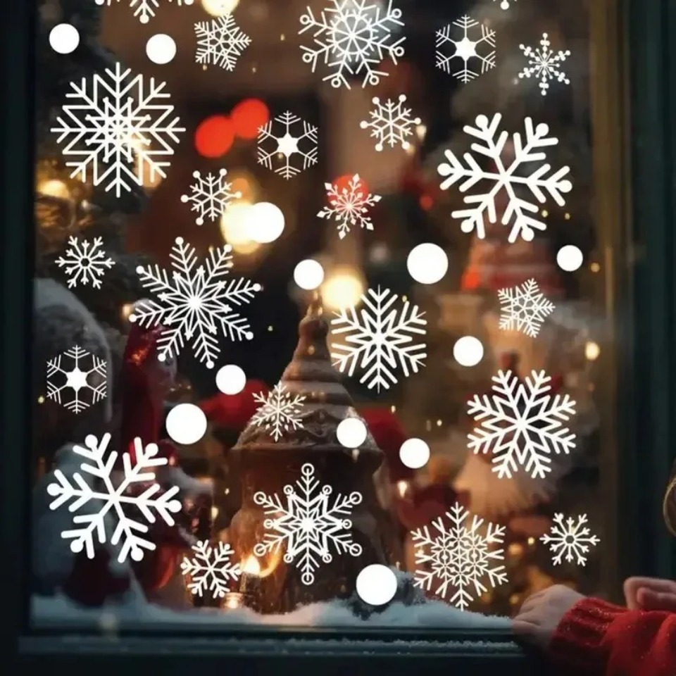 مجموعة واحدة من ملصقات نوافذ ع - مراجعة Snowflake Window Decal وسعره