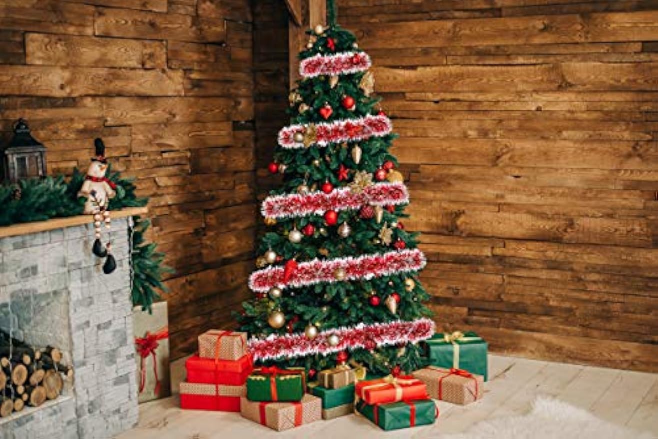 عيد الميلاد اللافتات المعدنية  - مراجعة Tinsel Garland Decoration وسعره