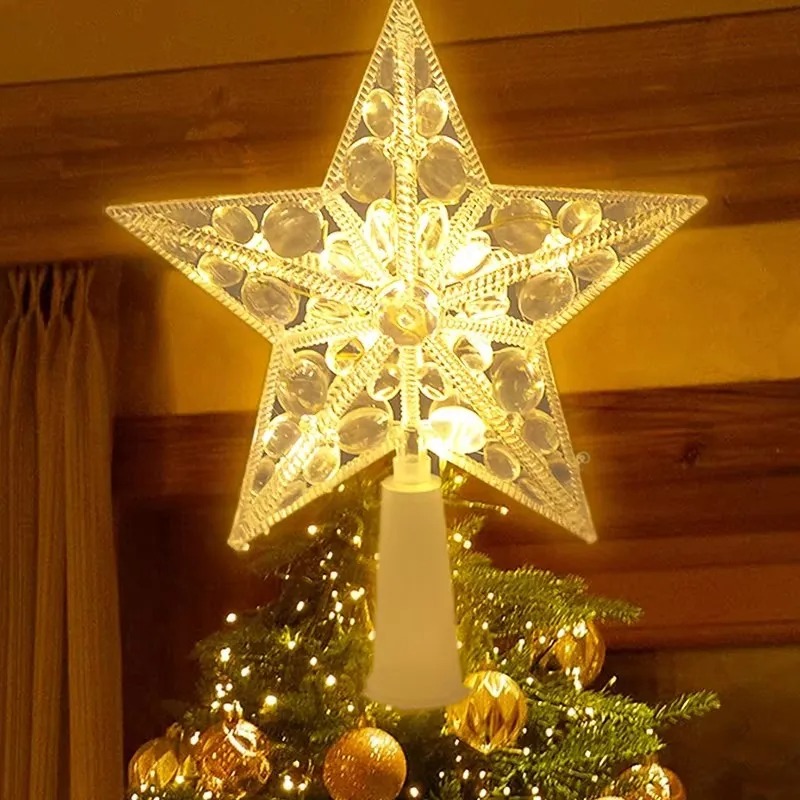 متوهجة عيد الميلاد 15 سنتيمتر  - مراجعة Star Tree Topper وسعره