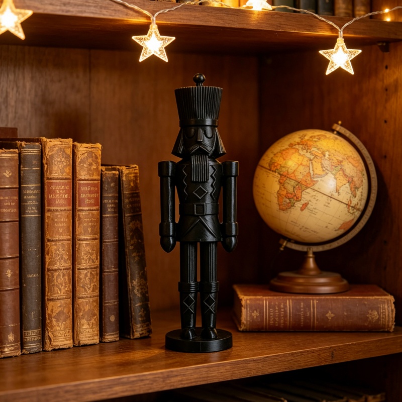 تمثال جندي كسارة البندق الأسود - مراجعة Nutcracker Figurine وسعره