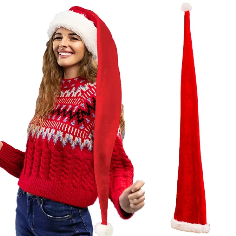 قبعة سانتا طويلة جدًا من القما - مراجعة Santa Hat Plush وسعره