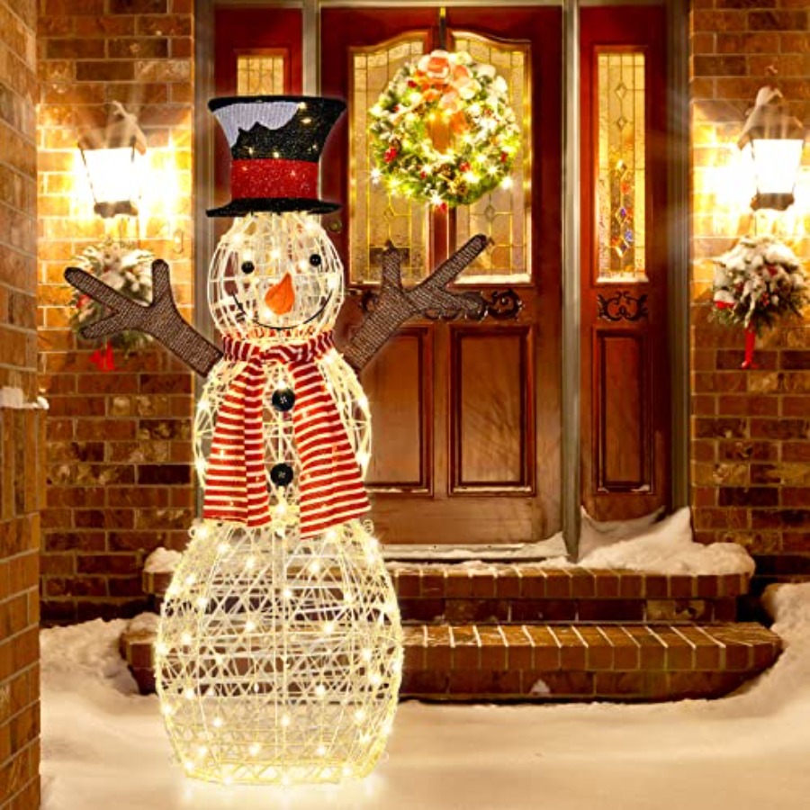 زينة ساحة عيد الميلاد الخارجية - مراجعة Christmas Lights Outdoor وسعره