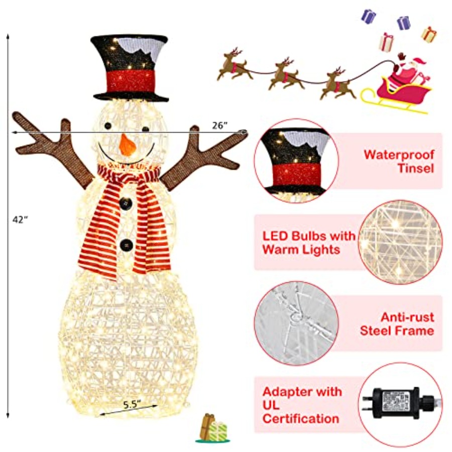 زينة ساحة عيد الميلاد الخارجية - مراجعة Christmas Lights Outdoor وسعره