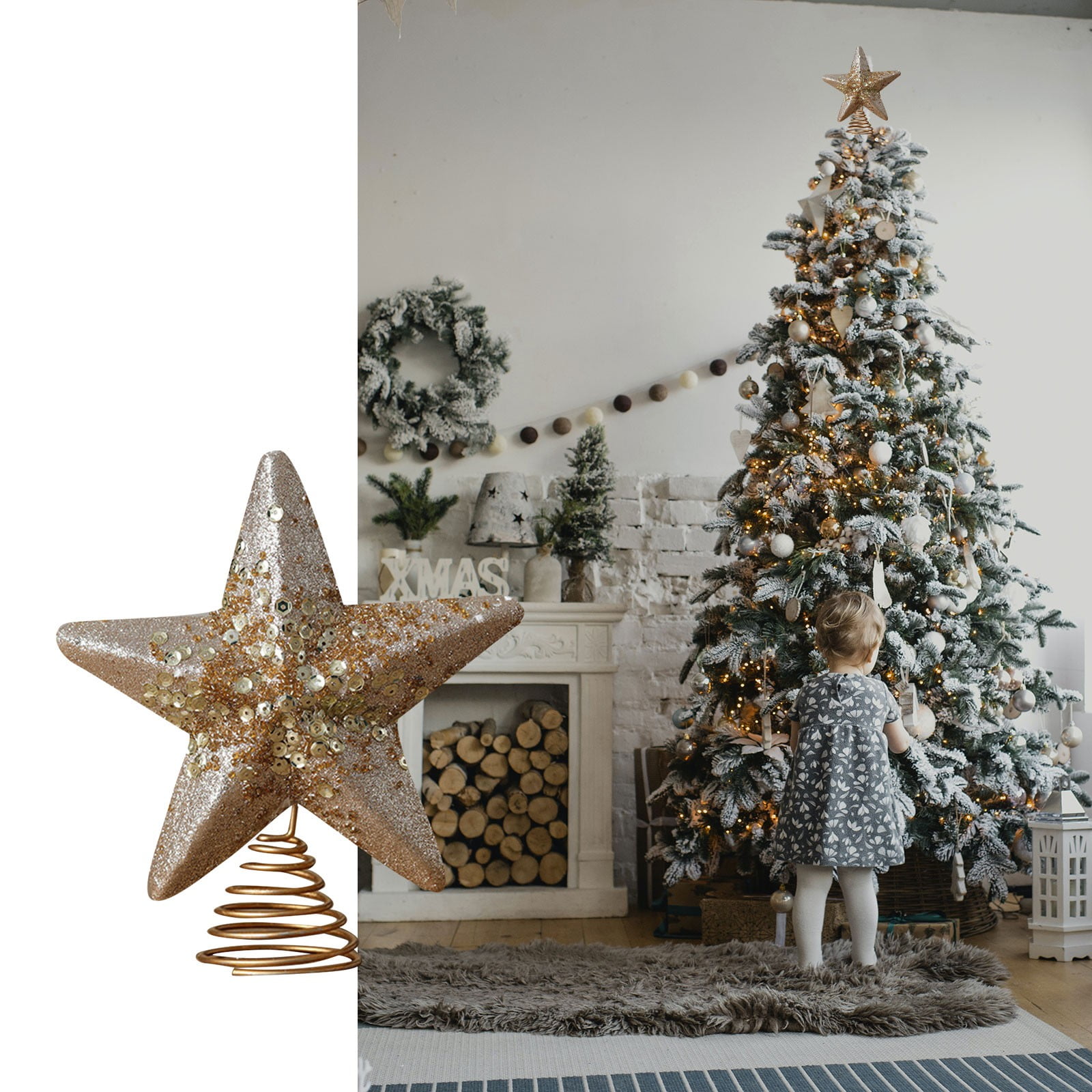 شجرة عيد الميلاد أعلى ستار الد - مراجعة Star Tree Topper وسعره