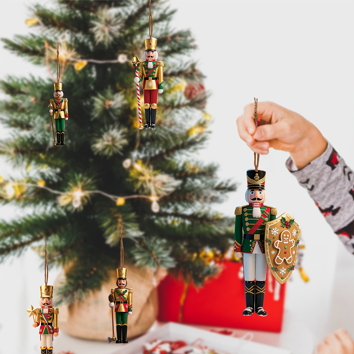 12 قطعة 2D شقة خشبية عيد الميل - مراجعة Nutcracker Figurine وسعره