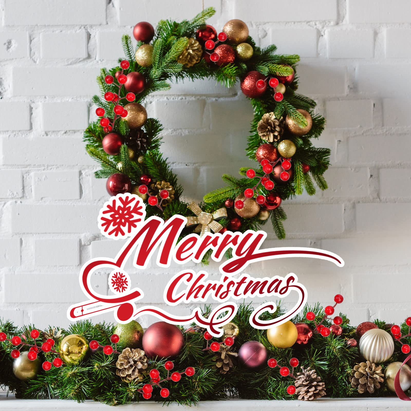 فروع الصنوبر الاصطناعي وهمية ا - مراجعة Christmas Wreath Fake وسعره