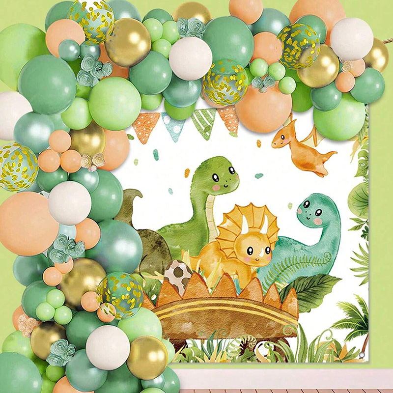 مجموعة بالونات الديناصور قوس ل - مراجعة Tinsel Garland Decoration وسعره