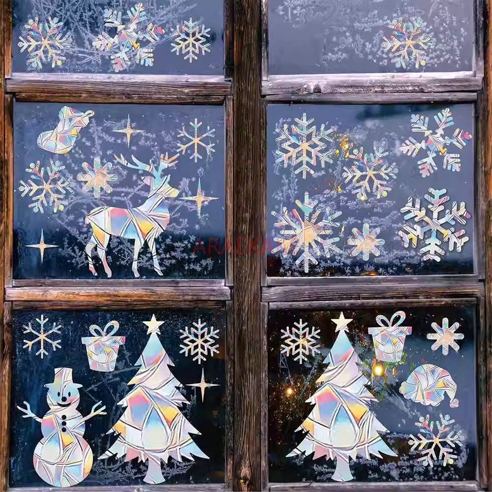مجموعتان من ملصقات النوافذ الك - مراجعة Snowflake Window Decal وسعره