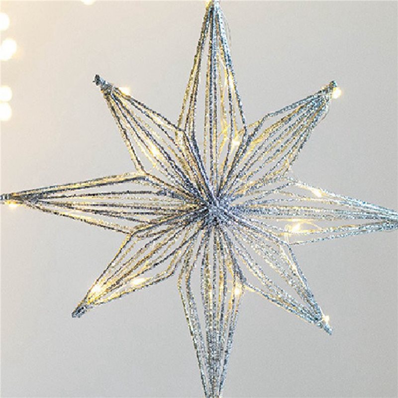 ABXF-2X شجرة عيد الميلاد القبع - مراجعة Star Tree Topper وسعره
