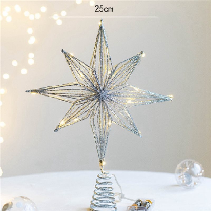 ABXF-2X شجرة عيد الميلاد القبع - مراجعة Star Tree Topper وسعره