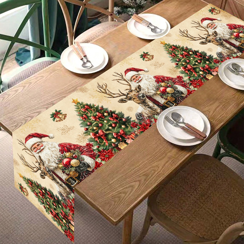خمر عيد الميلاد الجدول عداء ال - مراجعة Christmas Table Runner وسعره