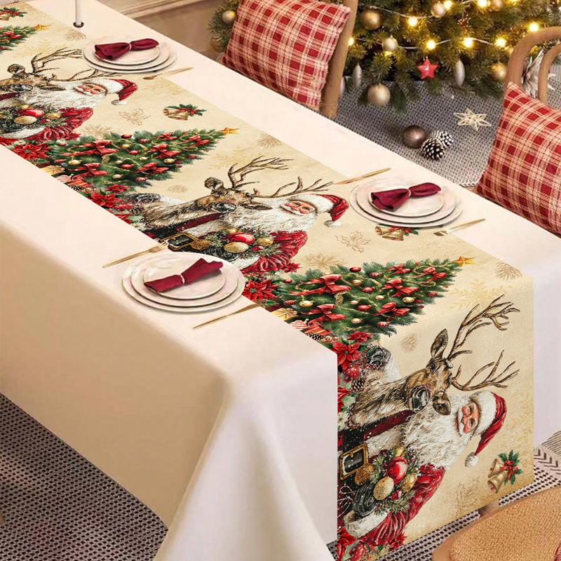 خمر عيد الميلاد الجدول عداء ال - مراجعة Christmas Table Runner وسعره