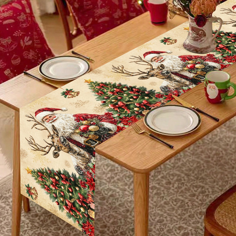 خمر عيد الميلاد الجدول عداء ال - مراجعة Christmas Table Runner وسعره