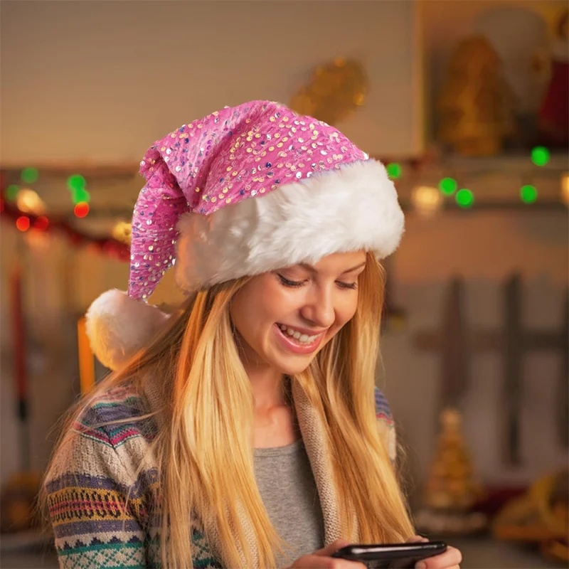قبعة عيد الميلاد ذات طبقتين مز - مراجعة Santa Hat Plush وسعره