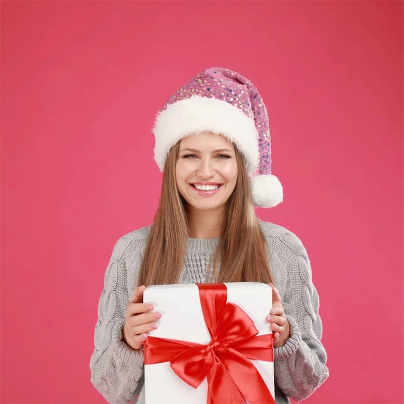 قبعة عيد الميلاد ذات طبقتين مز - مراجعة Santa Hat Plush وسعره