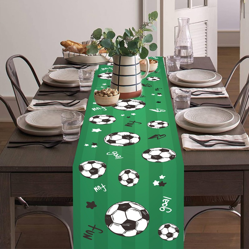 1 قطعة كرة القدم/كرة القدم طاو - مراجعة Christmas Table Runner وسعره