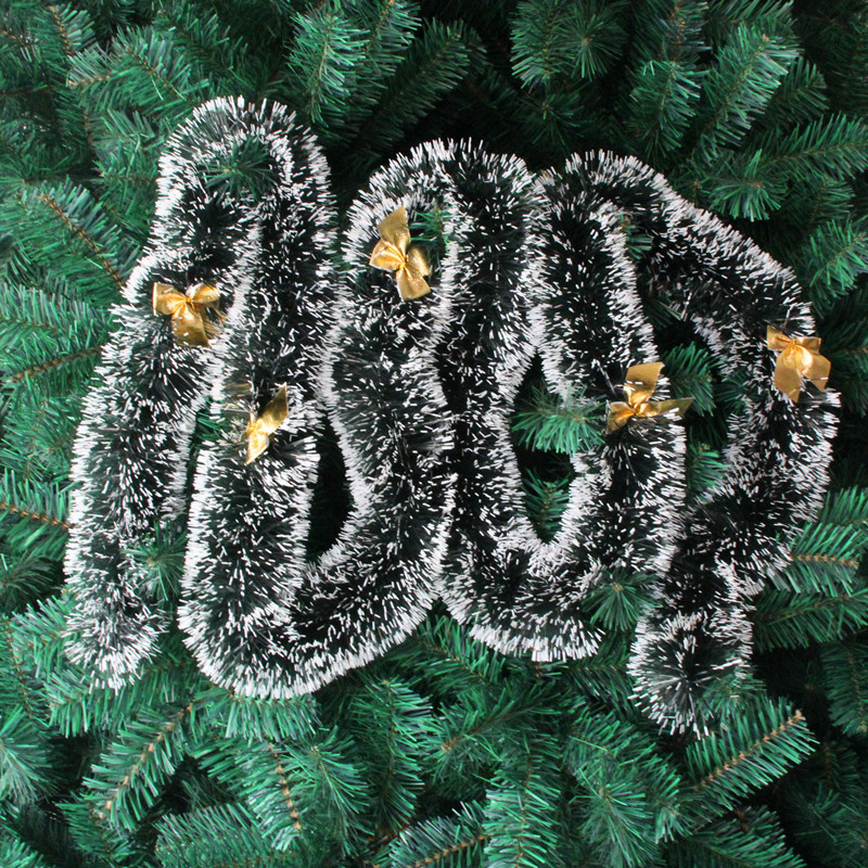 زينة عيد الميلاد من الأضواء LE - مراجعة Tinsel Garland Decoration وسعره